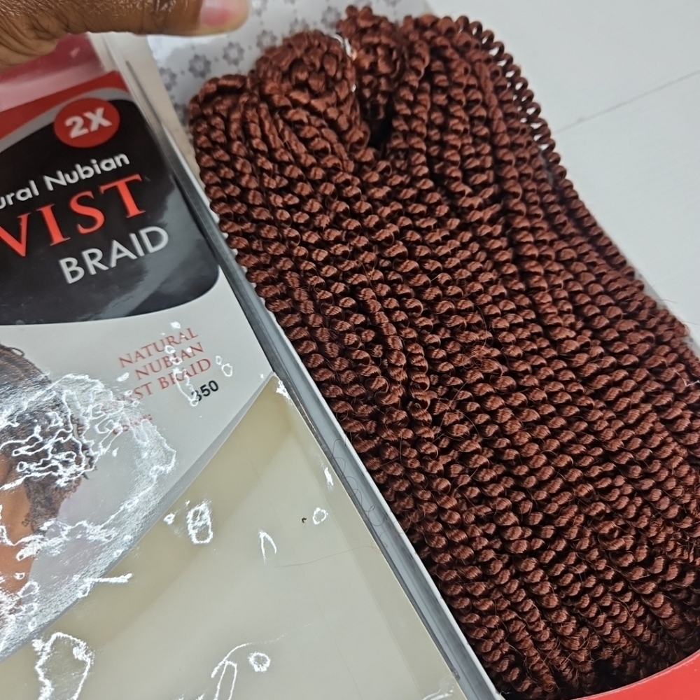 2X Braiding Hair Original Natural Nubian Twist Braid 100% Kanekalon